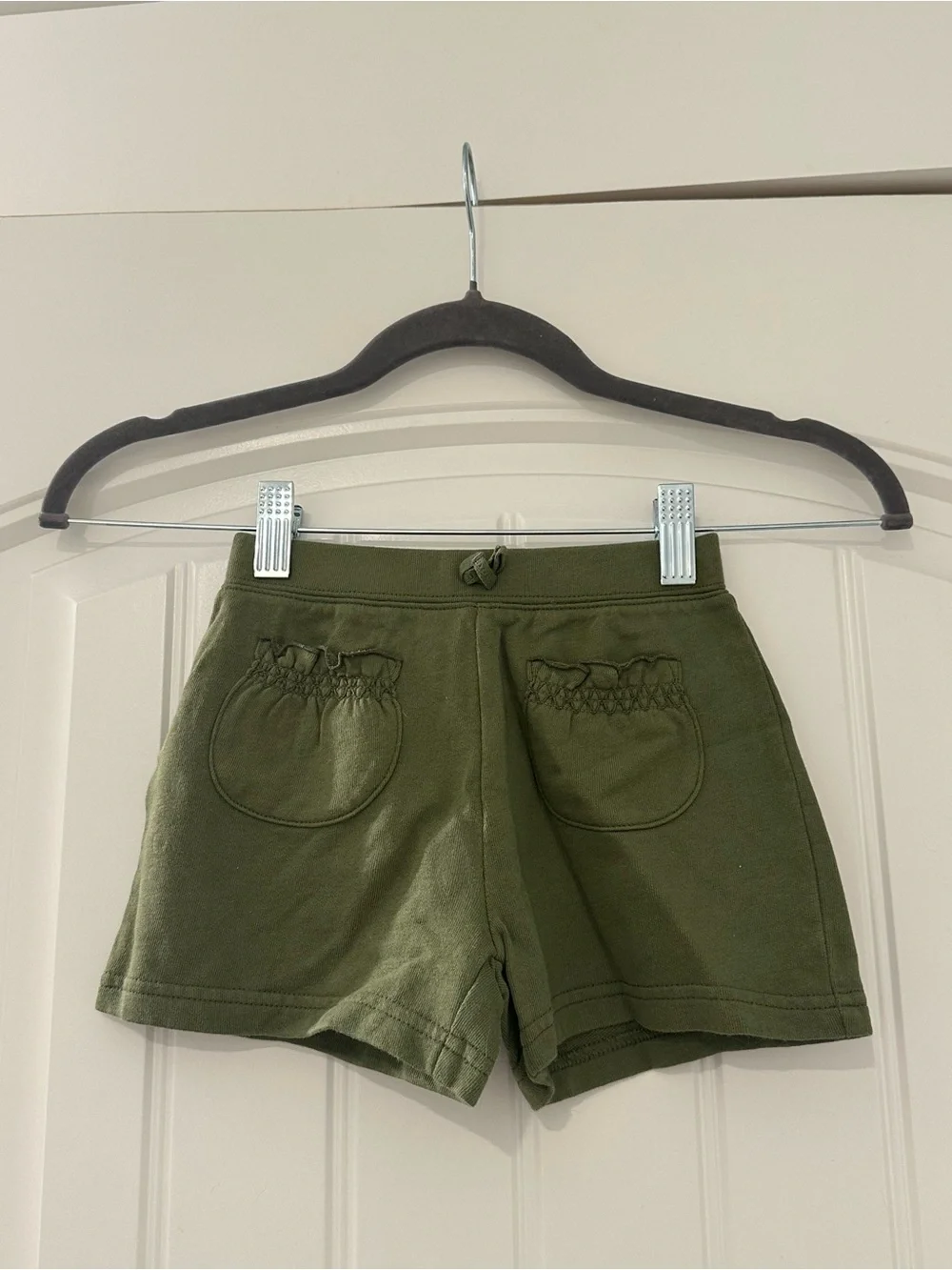 NWT Vintage Gymboree Green Ruffle Pocket Knit Shorts Size 3T 2007 Savanna Sunset